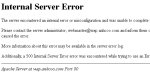 Lỗi 500 - Internal server error