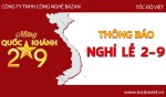 Tốc Độ Việt - Thông báo nghỉ lễ Quốc Khánh - 02/09/2019