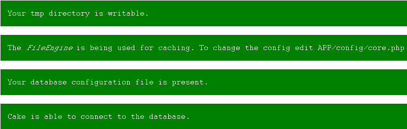 Cài đặt CakePHP