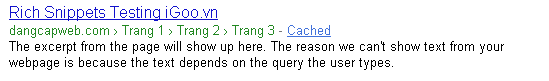Hướng dẫn làm Rich Snippet hiển thị trên Google