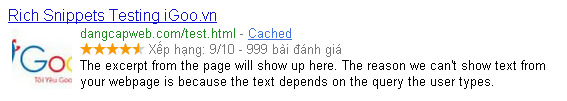 Hướng dẫn sử dụng rich snippets Google