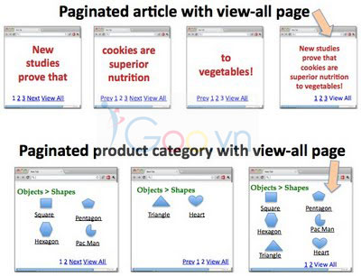 Phân trang danh mục để Google tìm kiếm nhanh nhất 2