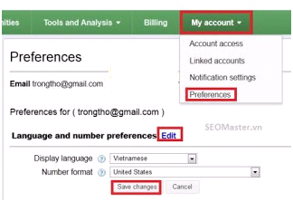 Sử dụng tools để chọn từ khóa quảng cáo trên Google