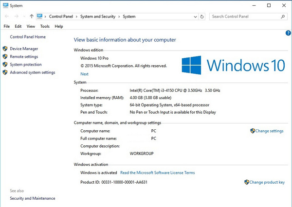kich hoat win10