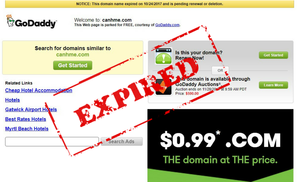 GoDaddy thay đổi quy trình hết hạn tên miền, chỉ có thể gia hạn sau 30 ngày