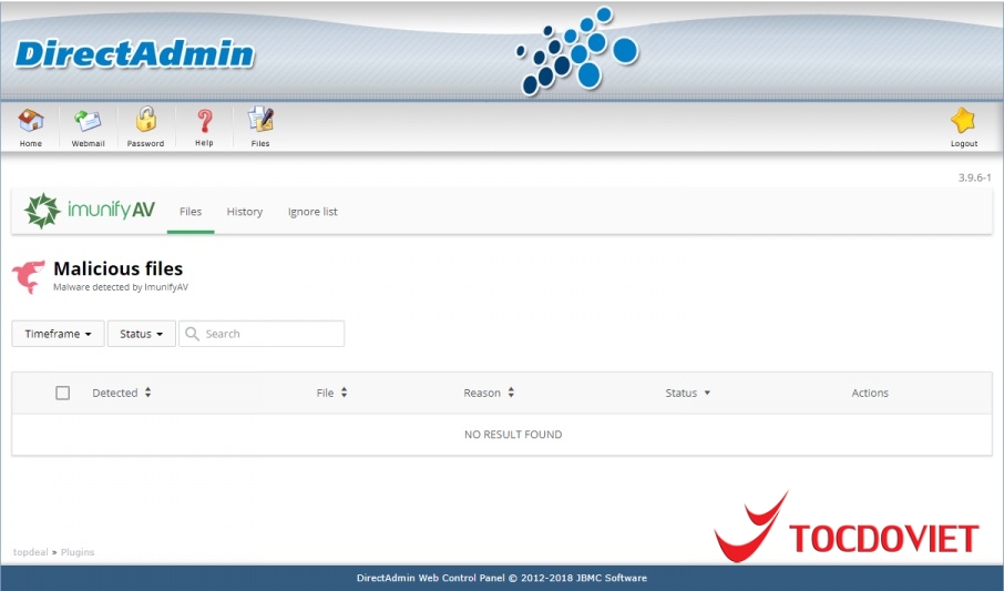Cài đặt ImunifyAV cho Direct Admin 2