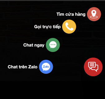 Chèn nút liên hệ Website, Zalo, Điện thoại, Map